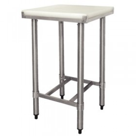 Billot / Table de découpe - AISI 201 - 500 (L) x 500 (P) x 900 (H) mm