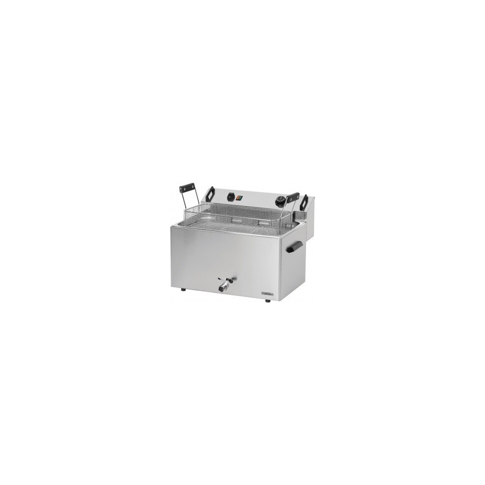 Friteuse électrique 16 litres beignets GGM ITALY triphasé Friteuse électrique 16 litres beignets GGM ITALY triphasé
