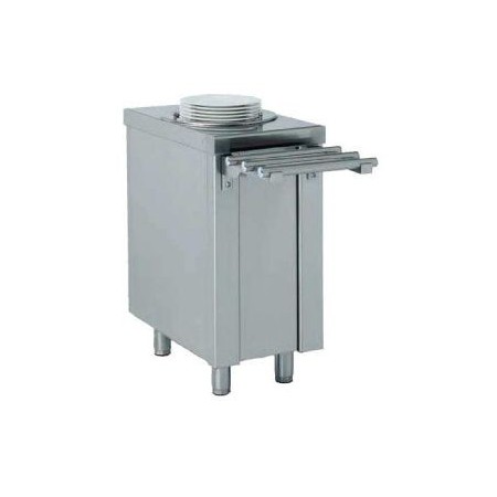 Distributeur d'assiettes chaudes 