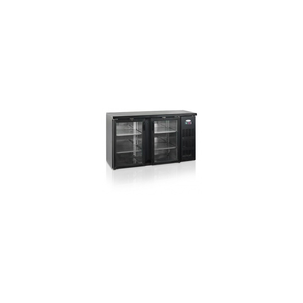 Arrière-bar réfrigéré - 2 portes vitrées battantes - 350 litres - Garantie 2 ans - Classe N Arrière-bar réfrigéré - 2 portes vitrées battantes - 350 litres - Garantie 2 ans - Classe N