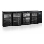 Arrière-bar réfrigéré - 4 portes vitrées coulissantes - 698 litres - Classe N