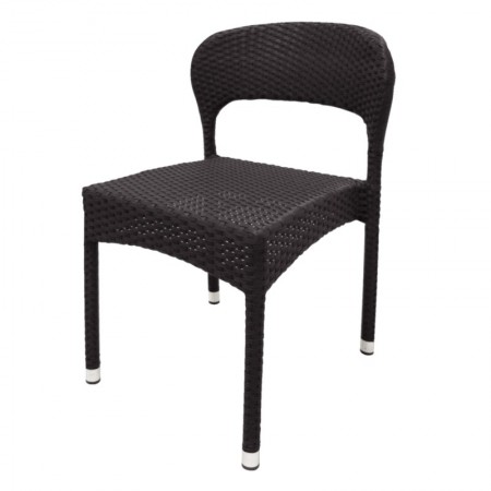 Chaises en rotin café 