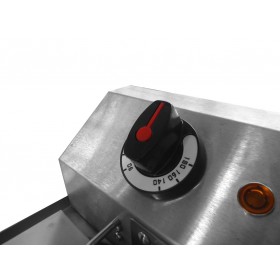 Friteuse électrique professionnel 8  litres avec robinet de vidange GGM