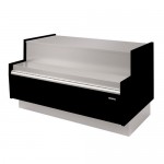 Meuble caisse à pâtisserie  blanc/noire