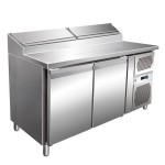 Meuble pizza - ECO - 390 L. - 4 x GN 1/3 + 2 x GN 1/2 - Sur roulettes - 600 x 400 - Paiement 4X - Classe T