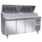 Meuble pizza - ECO - 540 L. - 10 x GN 1/3 - Sur roulettes - 600 x 400  - Classe T