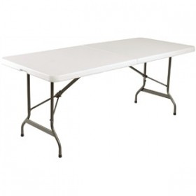 Table pliable blanche