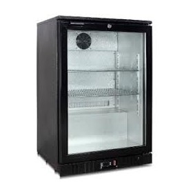 Arrière-bar réfrigéré - 1 porte vitrée battante - 130 litres - Garantie 2 ans - Classe N