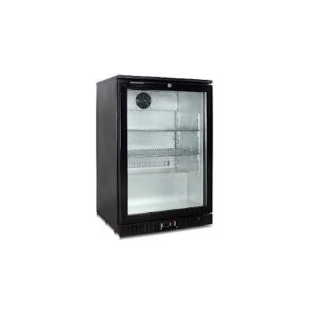 Arrière-bar réfrigéré - 1 porte vitrée battante - 130 litres - Garantie 2 ans - Classe N