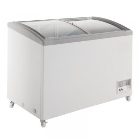 Coffre vitré négatif - Paiement 4X - Garantie 2 ans - 200 L - Classe N