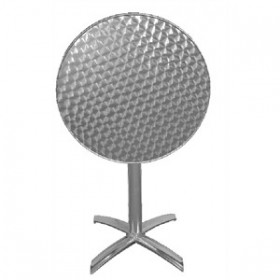 Table ronde Bistro sur pied basculante