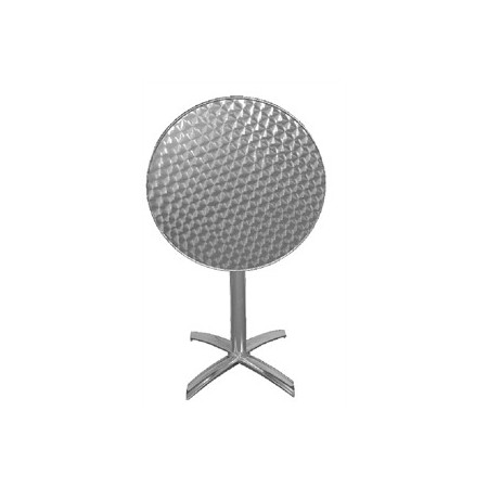 Table ronde Bistro sur pied basculante