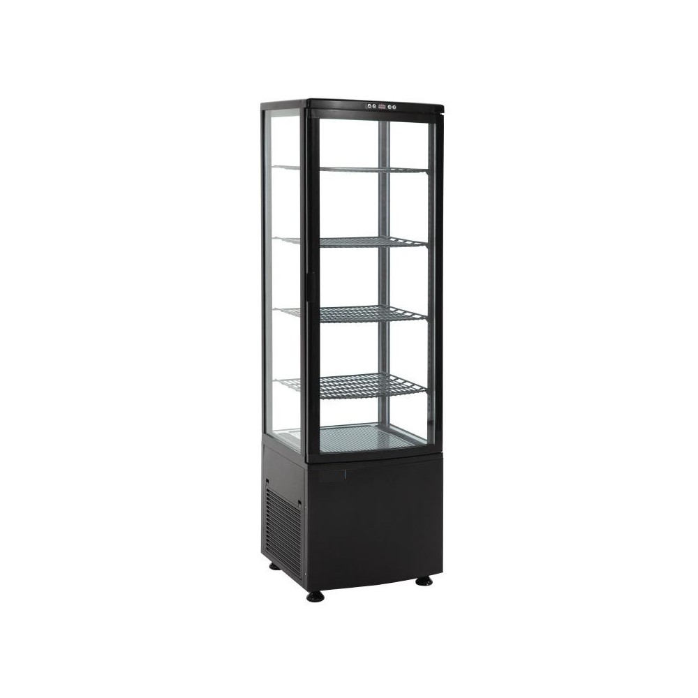 Vitrine réfrigérée panoramique - 235 L. - Paiement 4X - Garantie 2 ans - Inox - Classe N Vitrine réfrigérée panoramique - 235 L. - Paiement 4X - Garantie 2 ans - Inox - Classe N