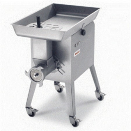 Hachoir en inox N° 42, Ø 8 mm, 700 kg/h, piètement sur roues