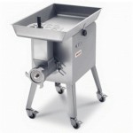 Hachoir en inox N° 42, Ø 8 mm, 700 kg/h, piètement sur roues