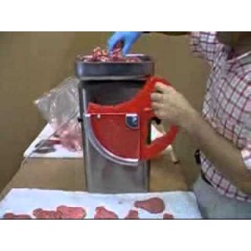 Hachoir à viande N°22 réfrigéré, monobloc inox