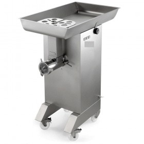Hachoir en inox N° 42, Ø 8 mm, 700 kg/h, piètement sur roues