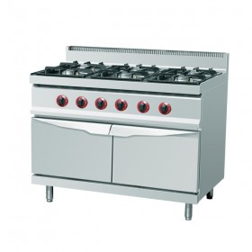 Rechaud 6 feux gaz BERTO'S 