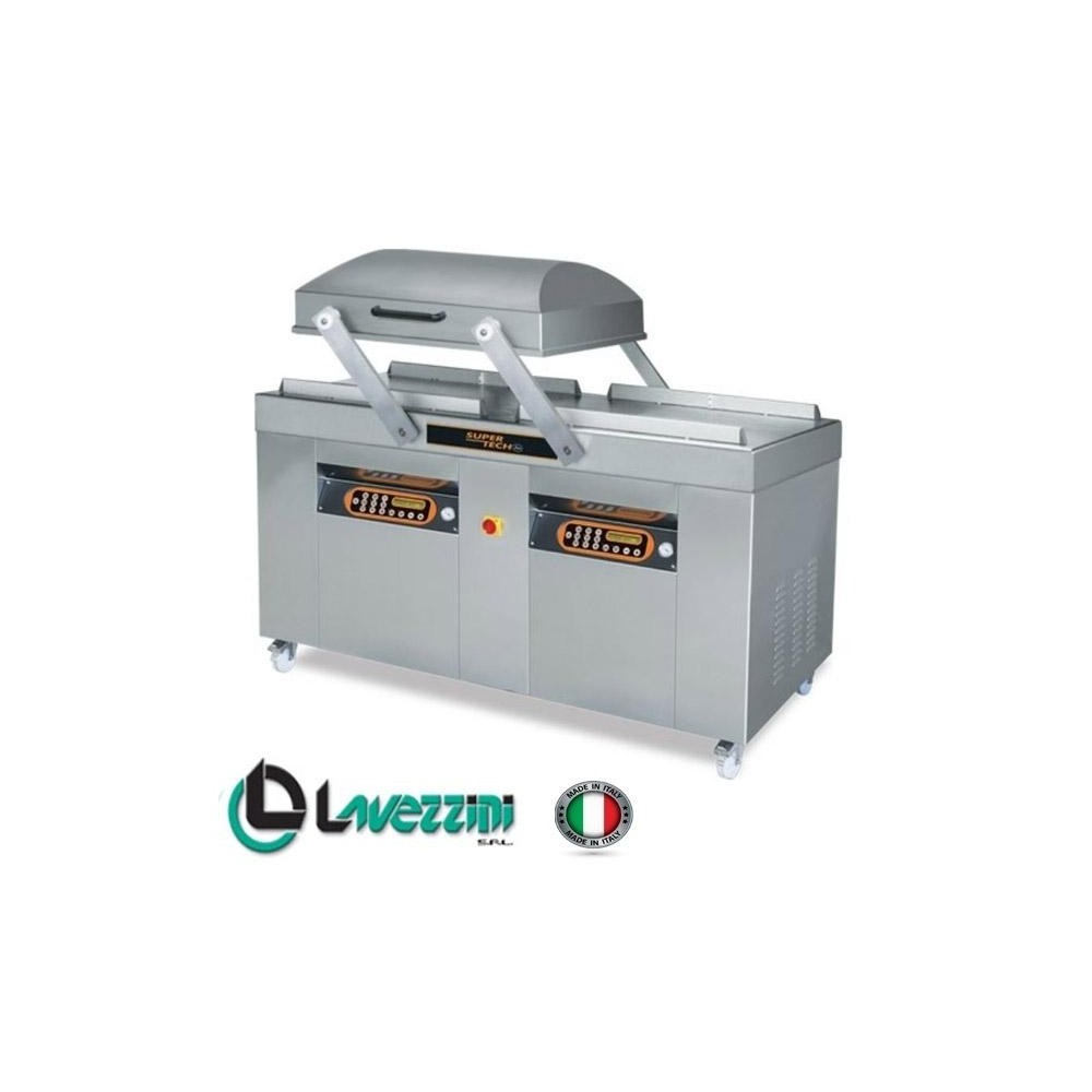 Machine sous-vide - Industrielle - 4 x 800 mm - LAVEZZINI - Super-tech SUPERMEGA Machine sous-vide - Industrielle - 4 x 800 mm - LAVEZZINI - Super-tech SUPERMEGA