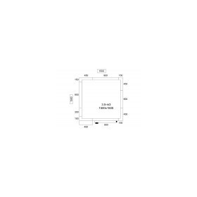 Chambre froide positive avec Panneaux + monobloc+ rayonnage