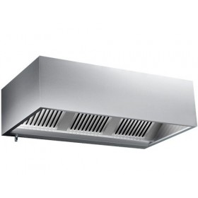 Hotte statique / sans moteur - 2000 x 1100 - Filtres chocs