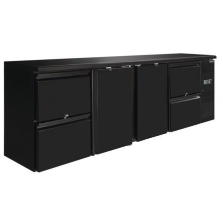 Arrière-Bar Réfrigéré 2 portes et 4 tiroirs