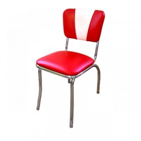 Chaise bistro rouge