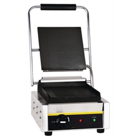 Grill Panini nervure professionnel  simple acier