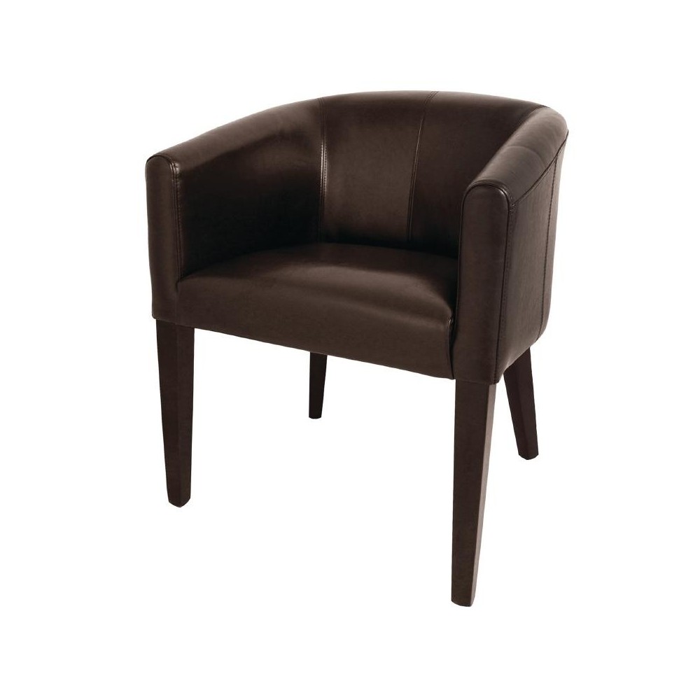 Chaises en simili cuir crème RESTO Chaises en simili cuir crème RESTO