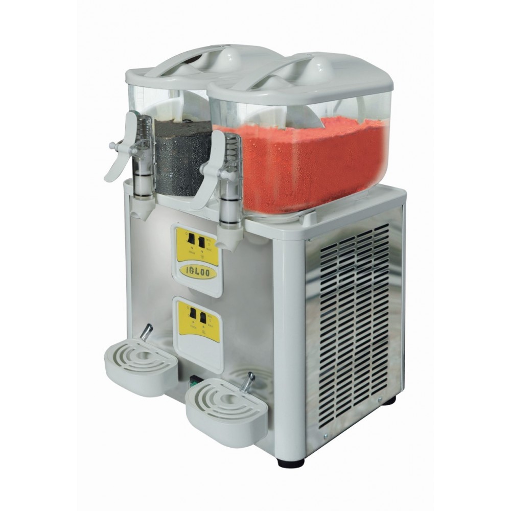 Machine à Granita - 2 x 5 L. - Paiement 4X - 2 cuves - Made in Italy Machine à Granita - 2 x 5 L. - Paiement 4X - 2 cuves - Made in Italy