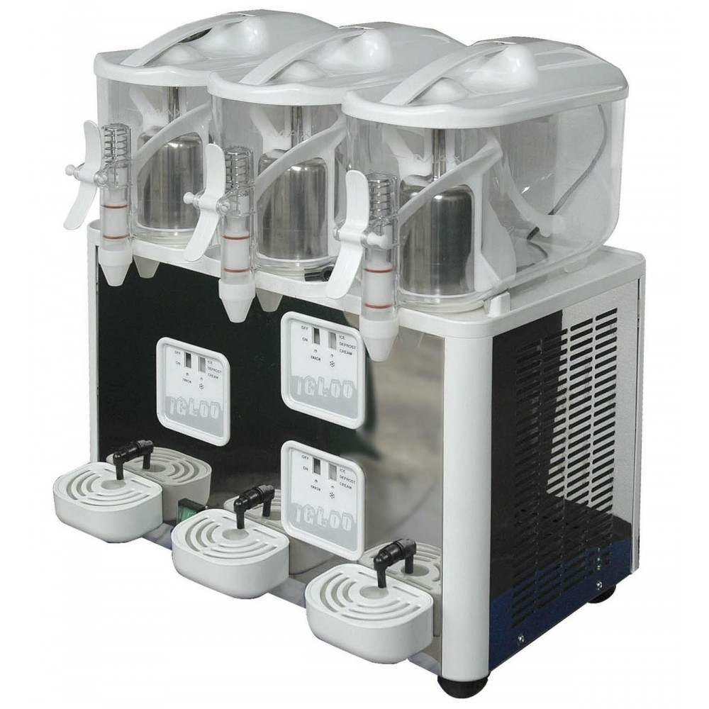 Machine à Granita - 3 x 5 L. - Paiement 4X - 2 cuves - Made in Italy