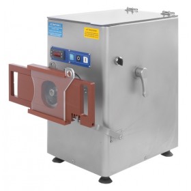 Hachoir à viande réfrigéré - PREMIUM - Usage intensif - 500 kg / heure - 230 / 380 V. - Reconstitueur intégré