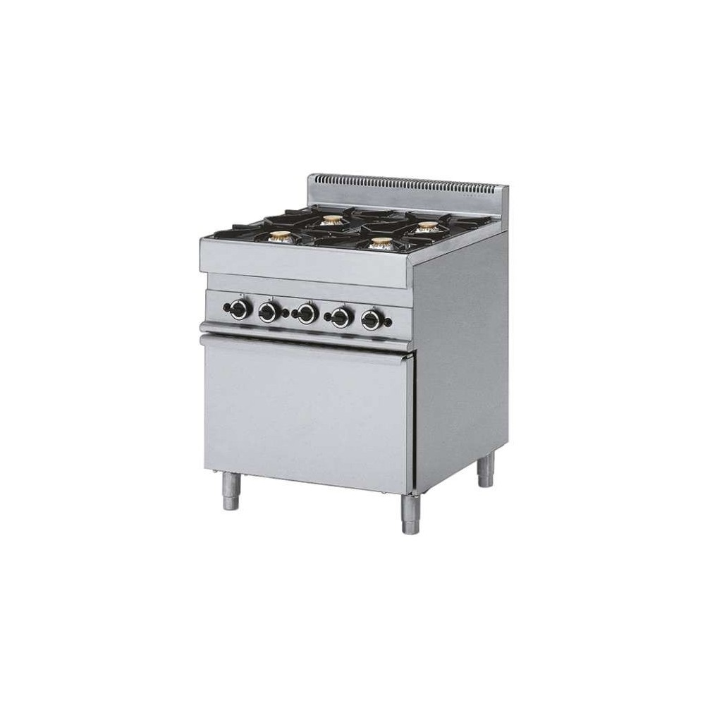 Fourneau 4 feux gaz+ PCF sur four gaz Fourneau 4 feux gaz+ PCF sur four gaz