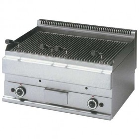 Grill pierre de lave gaz, grille de cuisson en fonte -Top-