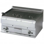 Grill pierre de lave gaz, grille de cuisson en fonte -Top-