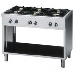 Rechaud 6 feux gaz GN1/1 GASTROMASTRO SPAIN