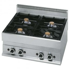 Cuisinière 4 feux gaz, -Top