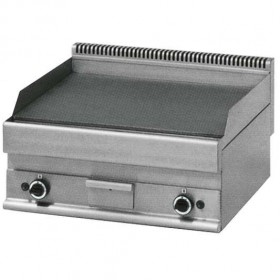 Plaque de cuisson gaz 1/2 lisse et 1/2 rainurée -Top-