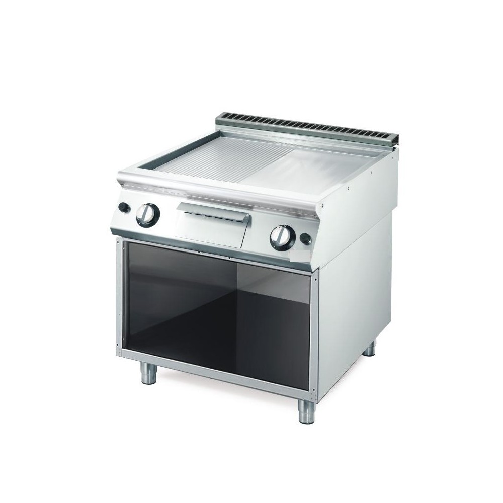 Plaque snacker chrome double Electrique GGM GASTRO ITALIE Plaque snacker chrome double Electrique GGM GASTRO ITALIE