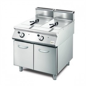 Friteuse GAZ Monobloc 2x13 litres 