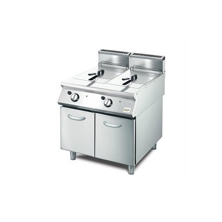 Friteuse GAZ Monobloc 2x13 litres 