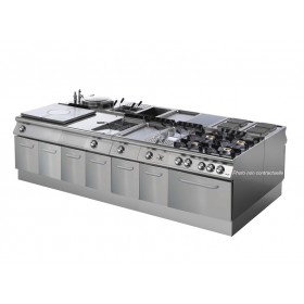 Friteuse GAZ Monobloc 2x13 litres 