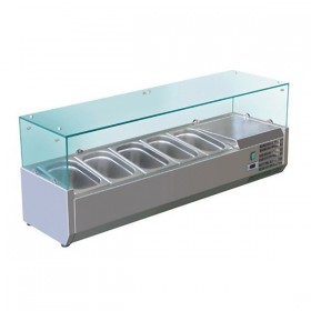 Kit réfrigérée 7BACS GN 1/4 spécial pizza