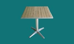 Table de terrasse carrée Ø 70